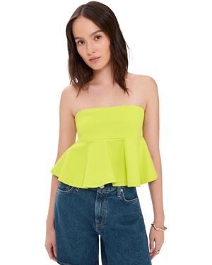 Susana Monaco Tube Flare Top - Green