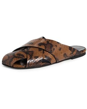 Proenza Schouler Slant Cross Slides - Multicolor