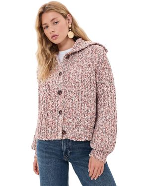 Ulla Johnson Louise Knit Cardigan - Red