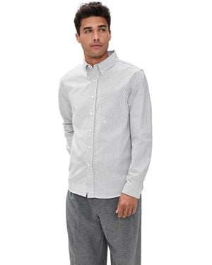 KNICKERBOCKER Beefy Cotton Oxford Shirt - White