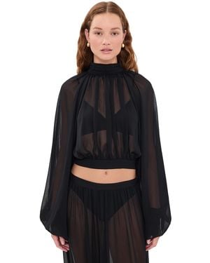 Lioness Suite Escape Blouse - Black