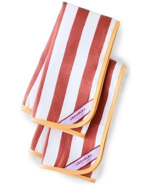 La DoubleJ Large Napkins Set Of 2 - Red