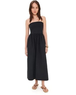 Z Supply Sunsought Strapless Midi Dress - Black