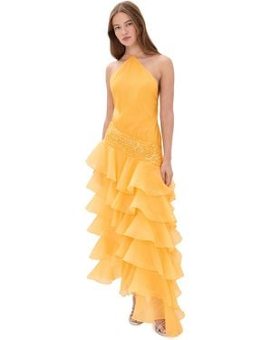 YELLOW THE LABEL Dahlia Organza Dress - Yellow