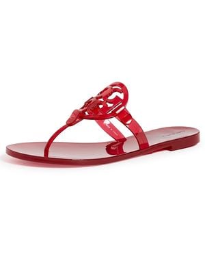 Tory Burch Miller Jelly Sandals - Red