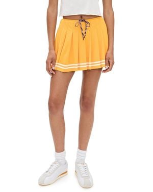 The Upside Prix Quinny Pleated Skirt - Yellow