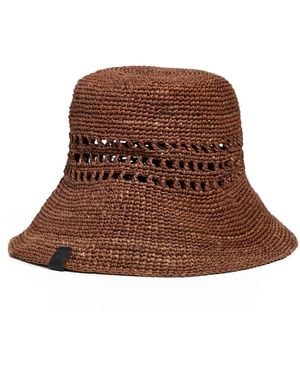 Rag & Bone Daisie Rollable Straw Hat - Brown