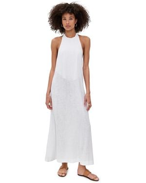 Sold Out NYC The Fete Linen Dress - White