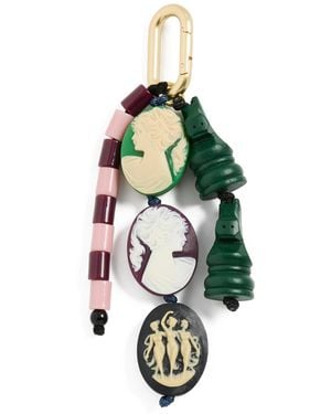 Clare V. Cameo Fob - Multicolor