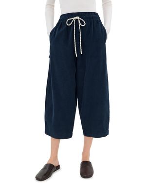 Le Bos Marcella Corduroy Barrel Pants - Blue