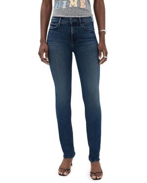 Mother The Rascal Skimp Jeans You'Re A Riot - Blue