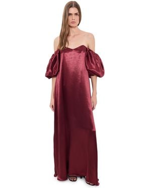 Caroline Constas Palmer Gown - Red