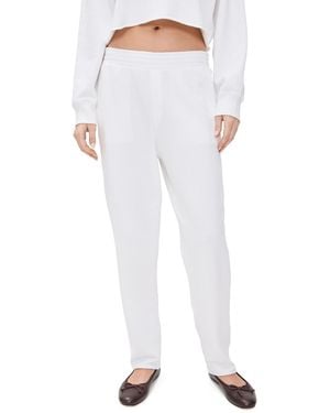 ATM French Terry Cut Off Sweatpants - White