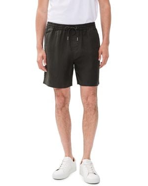 NN07 Gregor Linen Shorts 7 - Black