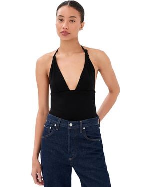 Courreges Bikini Jersey Top - Blue
