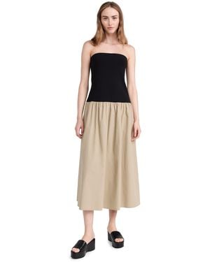 Wayf Kierstin Midi Dress - Natural