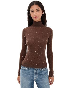 Rabanne Beaded Pullover - Brown