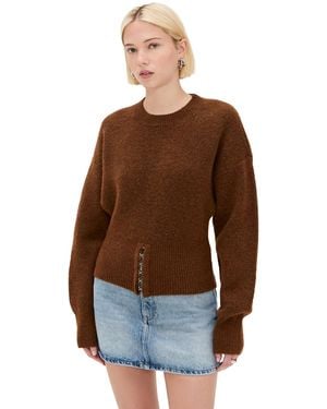 cici mini knit dress Cecily Contrast Knitwear Mini Dress in White/Blue