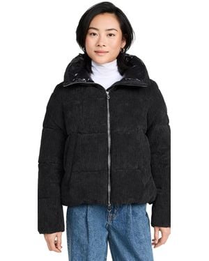 Save The Duck Annika Corduroy Coat - Black