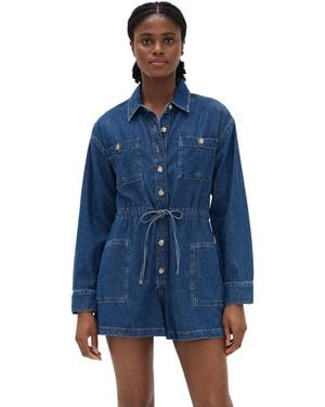 PAIGE Madigan Romper - Blue