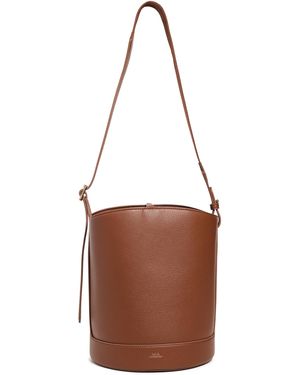 A.P.C. A. P.C. Sac Ana Bucket Bag - Brown