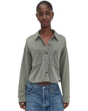 Z Supply All Day Cropped Knit Jacket - Black
