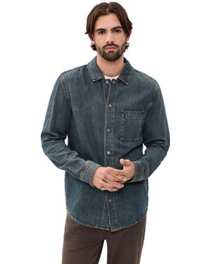 PAIGE Darindo Shirt - Blue