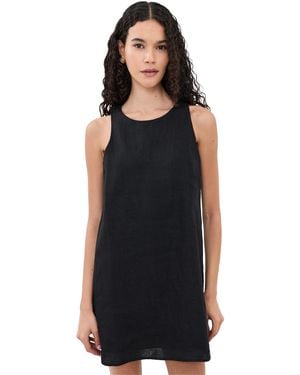 PERFECTWHITETEE Linen Dress - Black