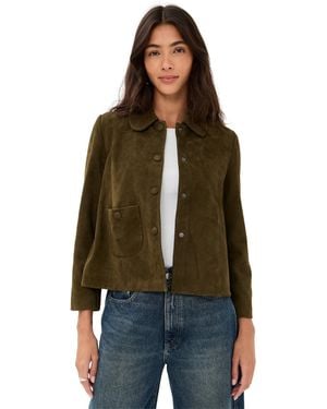 Ba&sh Milas Suede Jacket - Multicolor