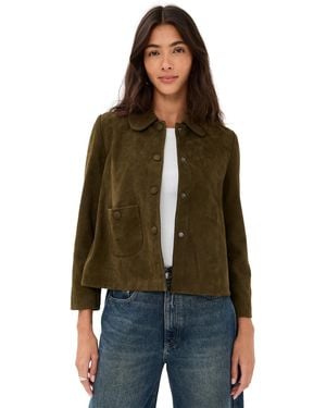 Ba&sh Milas Suede Jacket - Multicolour