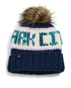 Lele Sadoughi Park City Beanie - Blue