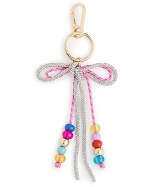 BaubleBar Cord And Bow Bag Charm - White