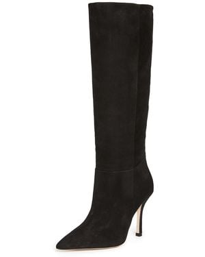 Larroude Kate To The Knee Boots - Black