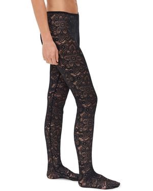 Beaufille Cassia Lace Stockings - Black