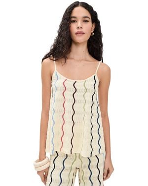 Tanya Taylor Gigi Knit Tank - Black
