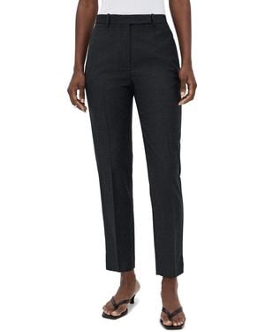 Theory Tapered High Waist Pants - Black