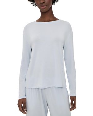 Eberjey Gisele Separates Long Sleeve Top - Blue