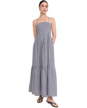 Playa Lucila Square Neck Maxi Dress - Purple