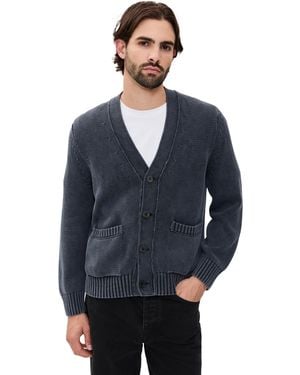 Corridor NYC Acid Wash Cardigan - Blue