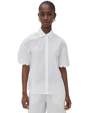 THE GARMENT Cyprus Scallop Shirt - White