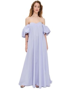 Caroline Constas Palmer Gown - Purple