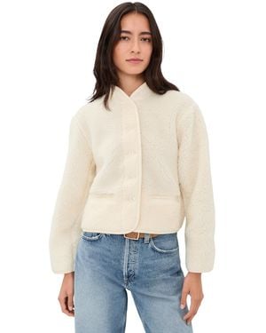 Madewell Mandarin Collar Jacket - Blue