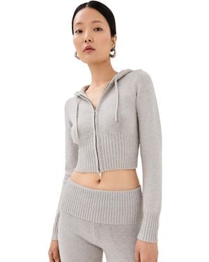 Lioness Muse Knit Sweatshirt - White