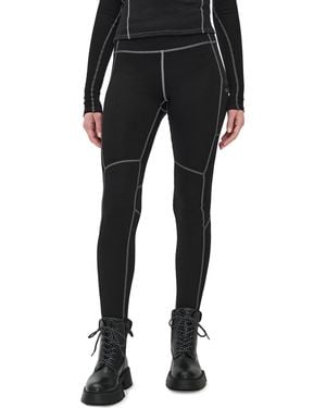 Halfdays Hallie Merino Wool Leggings - Black