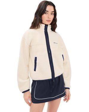 Ralph Lauren Vintage Polar Fleece Knit Jacket - Natural