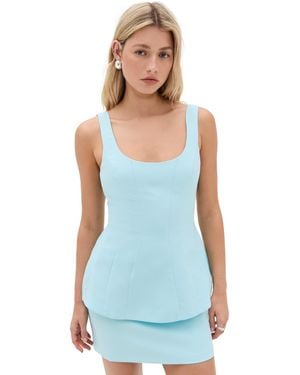 Amanda Uprichard Empire Dress - Blue