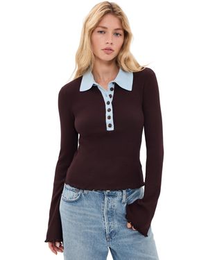 Joe's Jeans The Riley Polo Sweater - Black