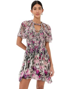 Isabel Marant Randalia Mini Dress - Red