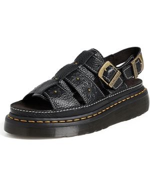 Dr. Martens Wrenlie Open Fisherman Sandals - Black