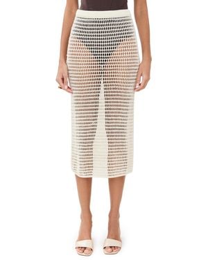 STAUD Ines Skirt - White